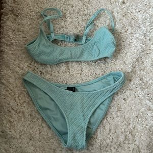 Light blue triangl bikini size XXS